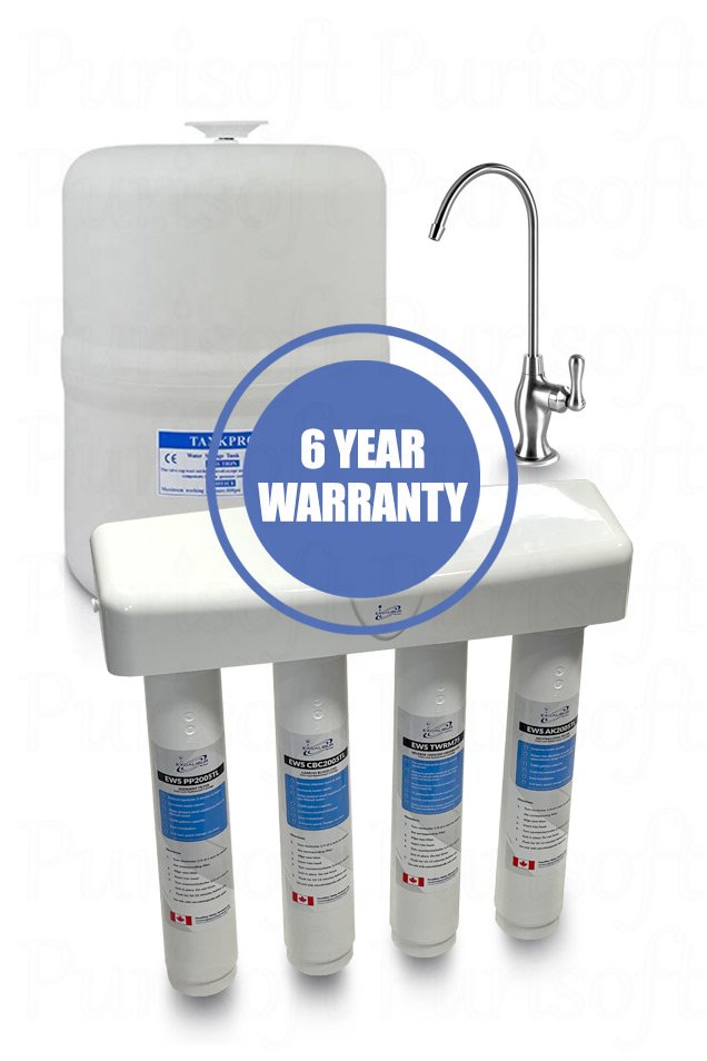 Preferred 4-Stage Reverse Osmosis System with 6-year warranty